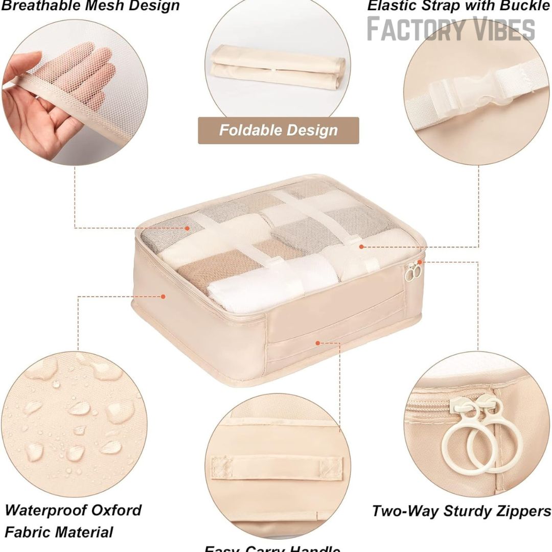 Packify™ 7 Set Packing Cubes Luggage Organizers