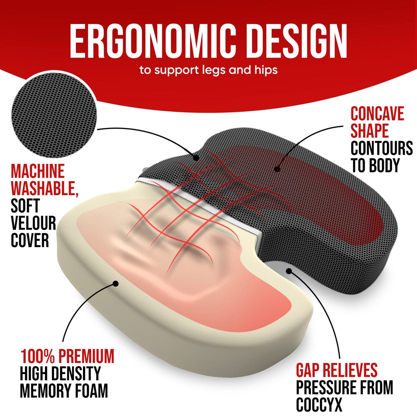 Cloudy™ Seat Cushion