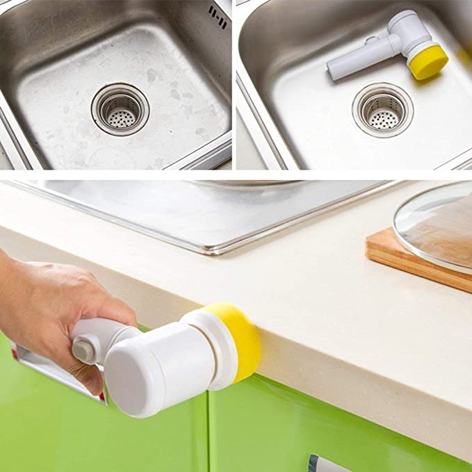 TurboClean™ 5 in 1 Multipurpose Electric Re-Chargeable Brush