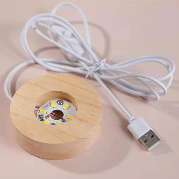 3D Crystal Night Light
