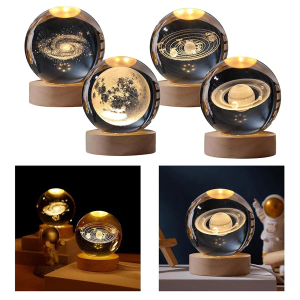 3D Crystal Night Light