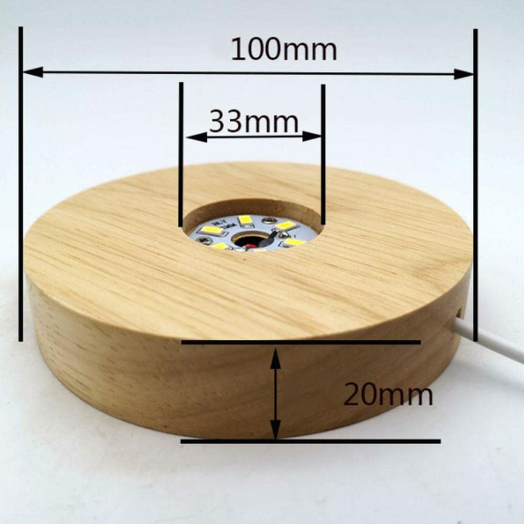 3D Crystal Night Light