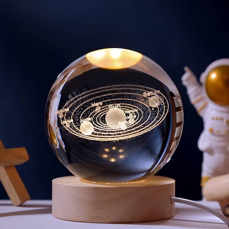3D Crystal Night Light