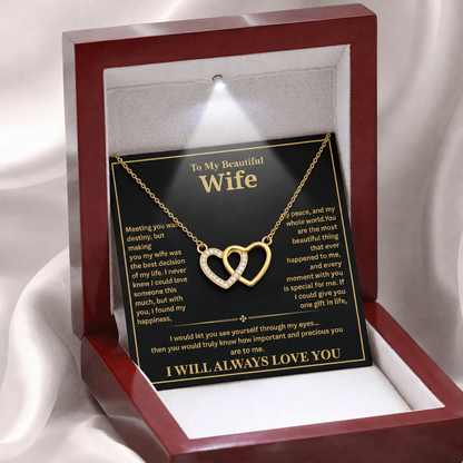 To My Wife - Forever Love Necklace (English)