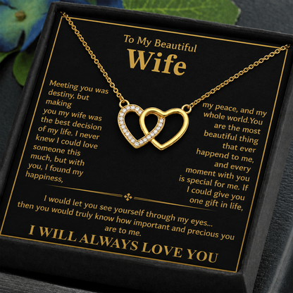 To My Wife - Forever Love Necklace (English)