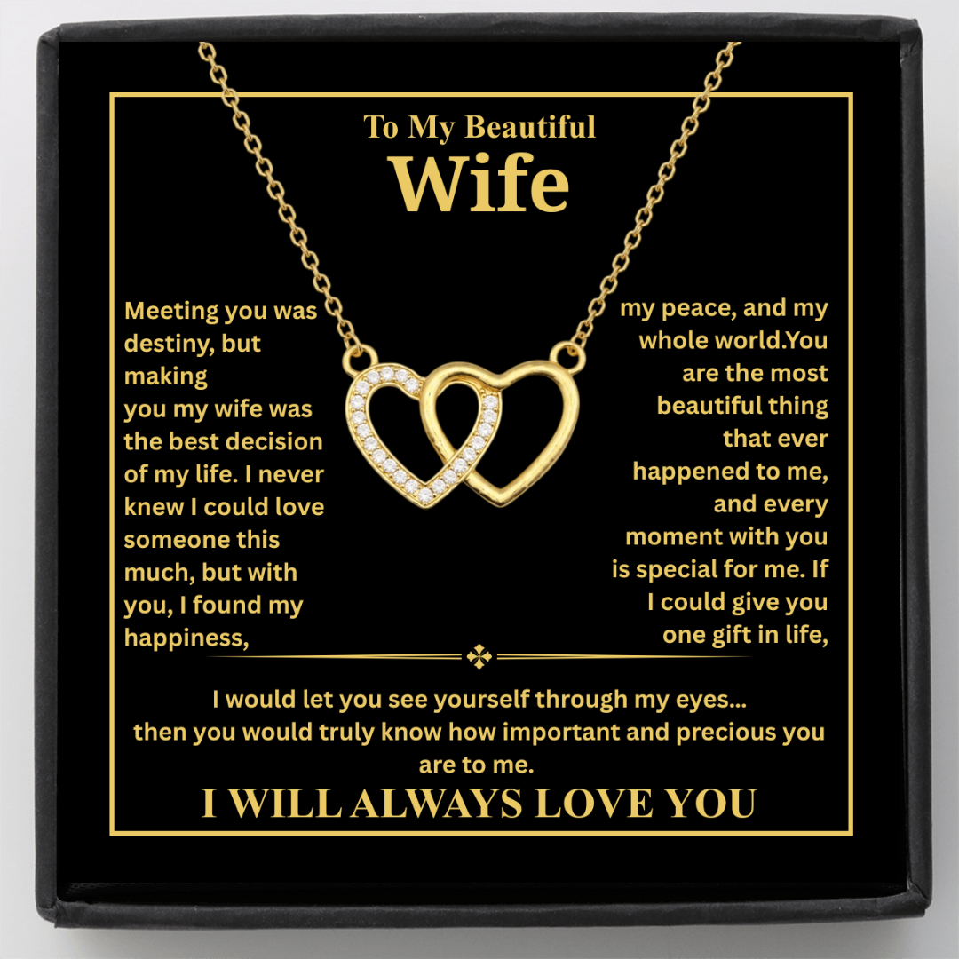 To My Wife - Forever Love Necklace (English)