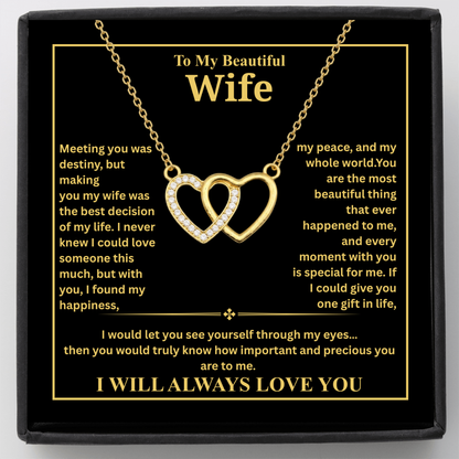 To My Wife - Forever Love Necklace (English)