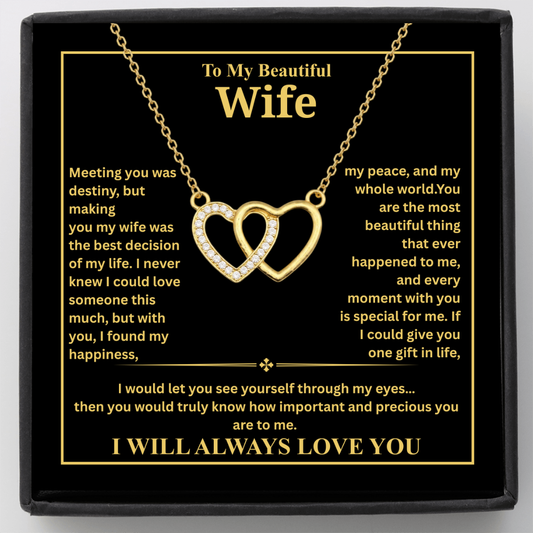 To My Wife - Forever Love Necklace (English)