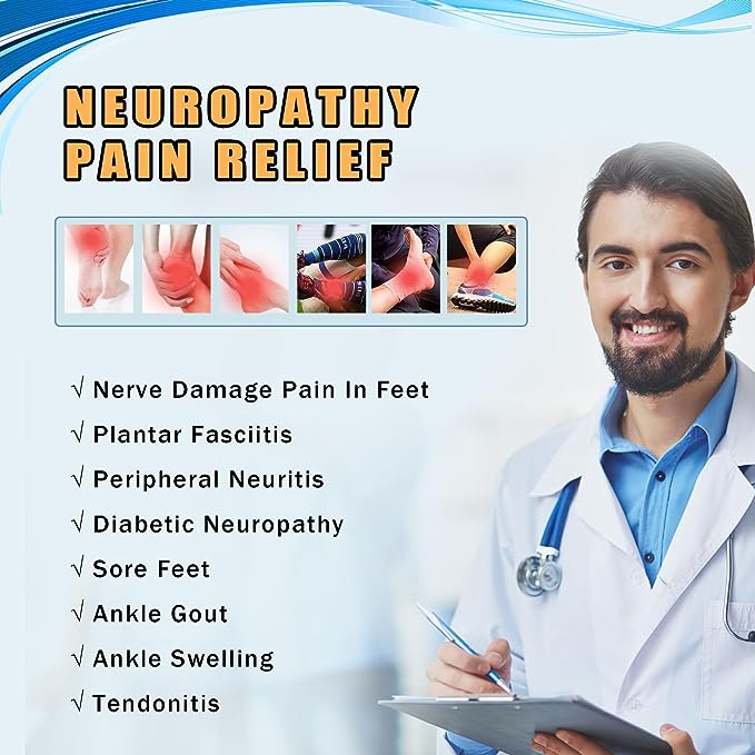 Orthopedic Neuro Socks - Pain/Swelling Healing Socks - (BUY 1 GET 1 FREE)(4.9 ⭐⭐⭐⭐⭐ 15,320 REVIEWS)