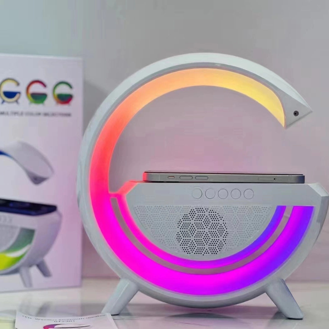 Premium Lamp Multifunctional Wireless Charger With Speaker