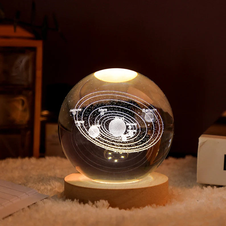 3D Crystal Night Light