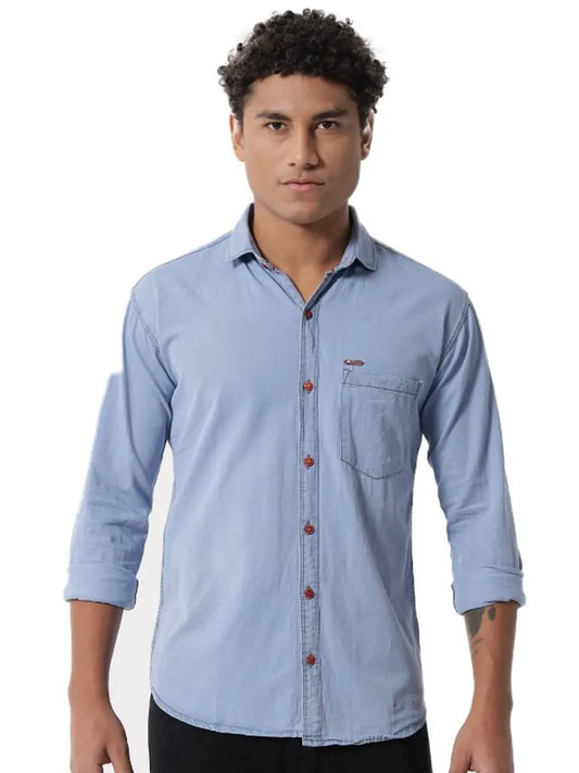 Fancy Denim Shirts for Men